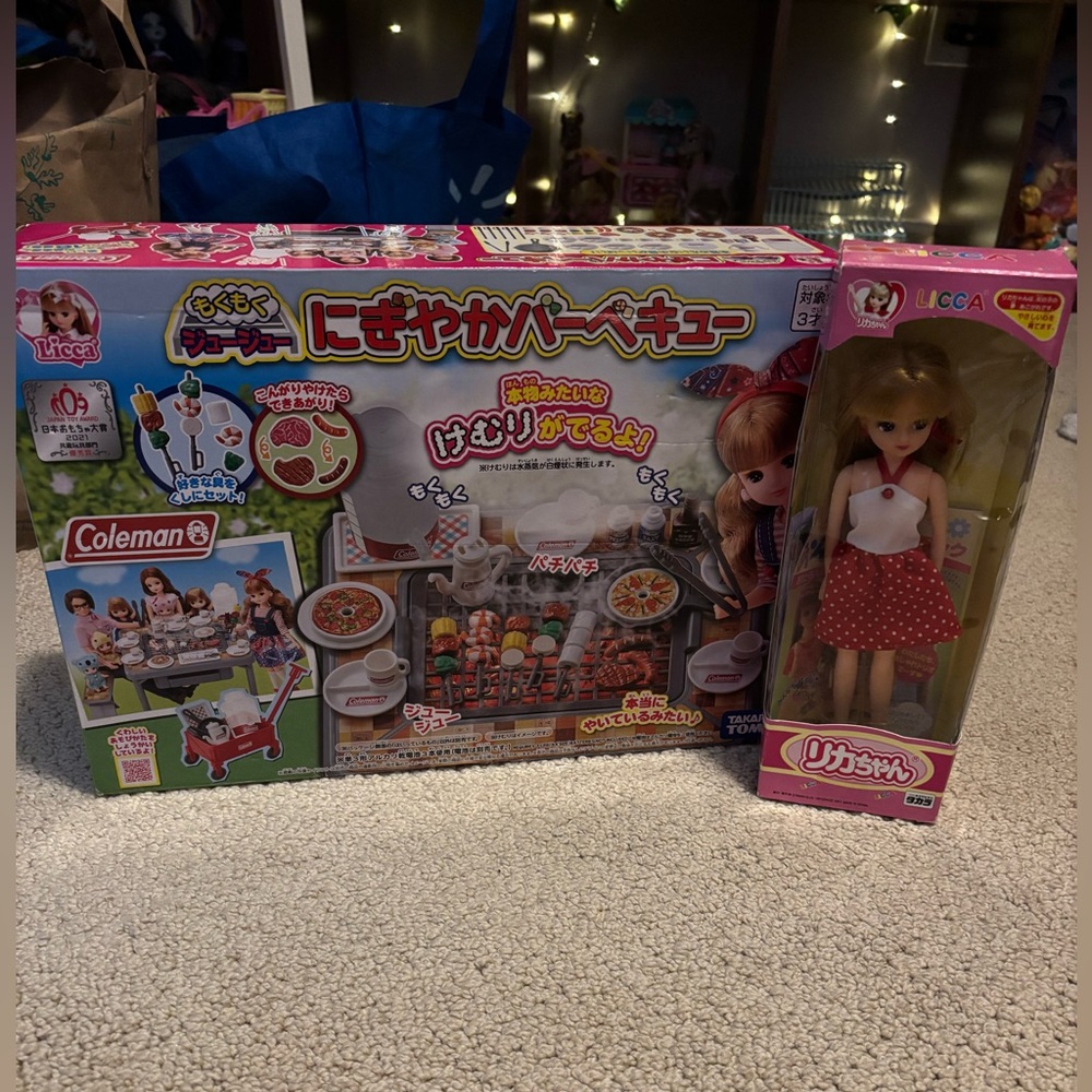 NIB Licca Doll and Playset from Japan